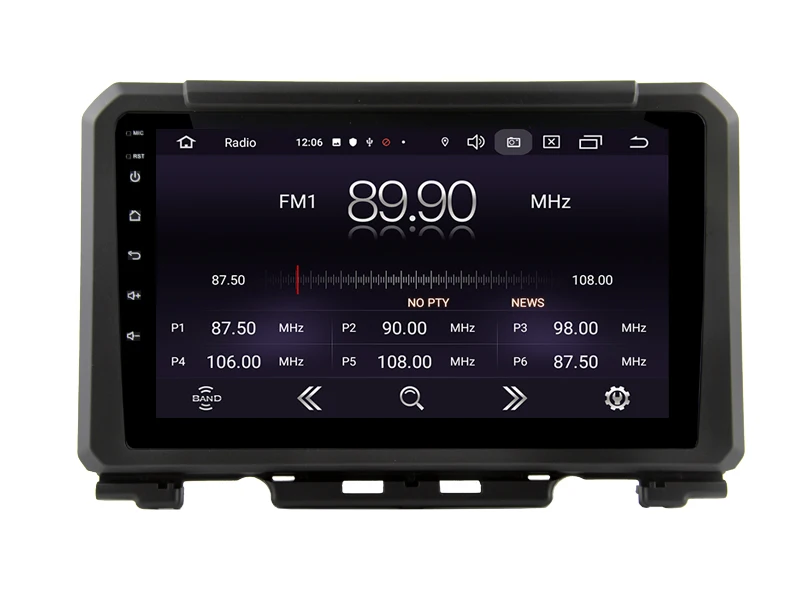 Новейший Android 10,0 автомобильный радиоприемник для SUZUKI JIMNY Автомобильный мультимедийный навигационный стерео с DSP звуковым головным устройством Автомобильный gps