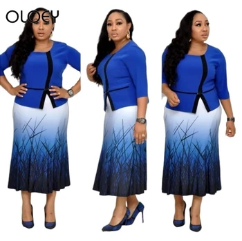 

Fashions African dresses for women plus size dress elegant dress midi dress Dashiki dress floral dress long sleeve two piece set