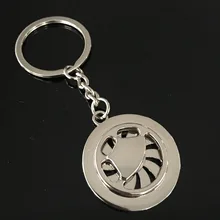 Праздничные выходные Юбилей небольшие подарки металл творческая Автомобильная рулевая вращающееся колесо брелок шаблон