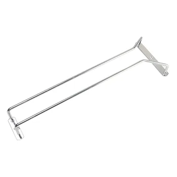 

Easy Clean Chrome Plated Protective Stainless Steel Bar Anti Scratch Restaurant Table Kitchen Home Wine Glass Holder