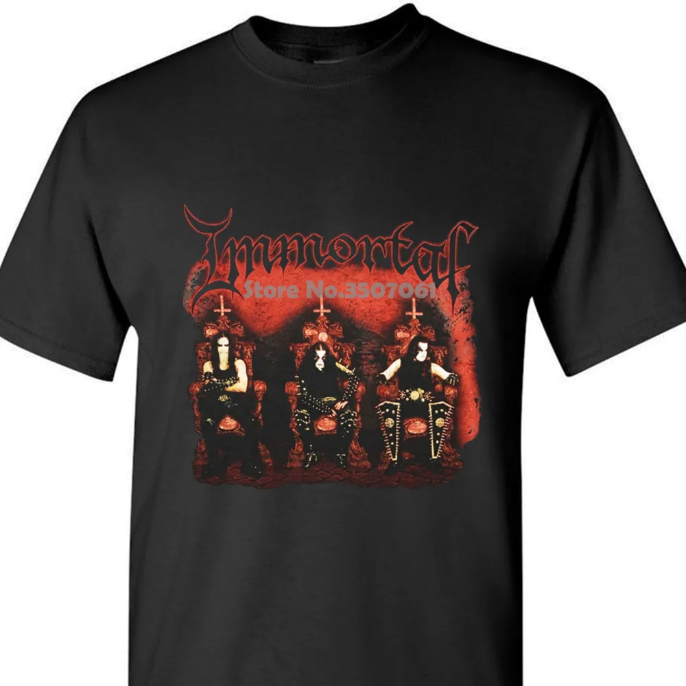 

Men Tee Shirt Tops Short Sleeve long Sleeve Cotton Fitness T-shirts Immortal - Demons Of Metal T-shirt coat clothes tops