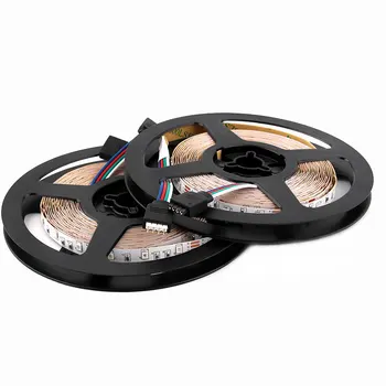 

5V USB LED Strip 12v 24v rgb 2835 3582 5050 5M 60leds/m led light no waterproof Flexible ledstrip living room decoration