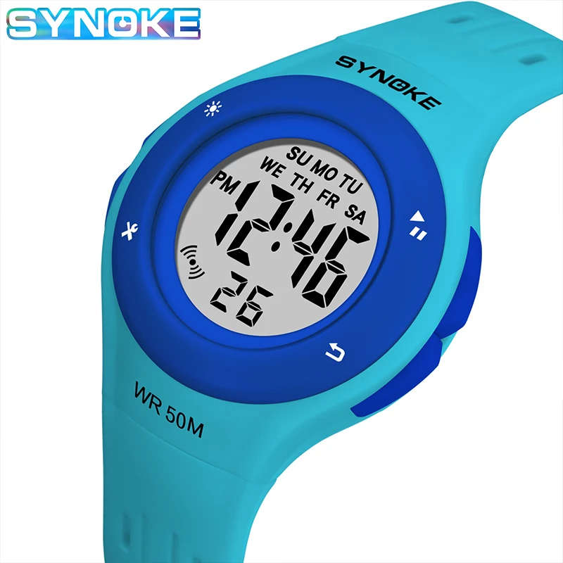 Kids Watch Clock Gift Digital SYNOKE Select Girls Waterproof Boys Children Alarm 50M