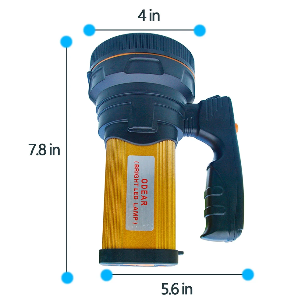 Прожектор перезаряжаемый ручной фонарь супер яркий УФ Открытый прочный кемпинг использование водонепроницаемый