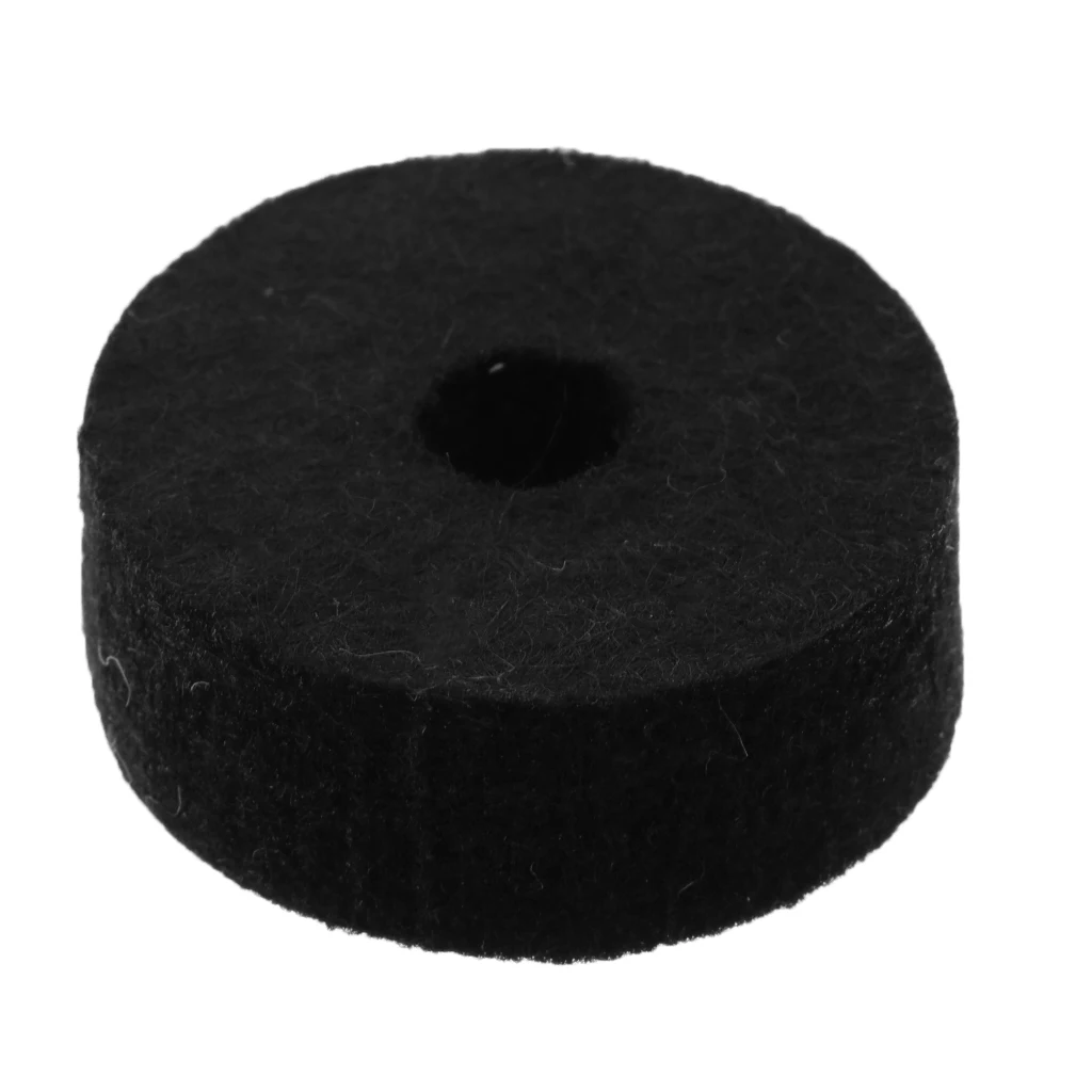 10pcs 35x15mm Black Felts Washers Pads Cymbal Stand Replacement for Drum Set