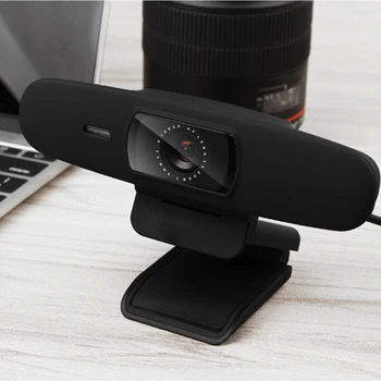 

720P For Computer Live Streaming Plug And Play HD Webcam Wide Angle USB Multifunction PC Auto Focusing Clip On Home Office ABS