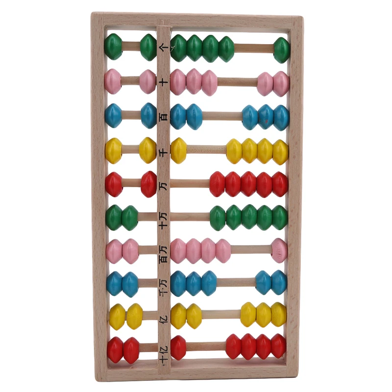 Montessori Toys Abacus Mental Arithmetic Learning Math Enlightenment Wisdom Early Learning Toys Children Juguetes Educativos