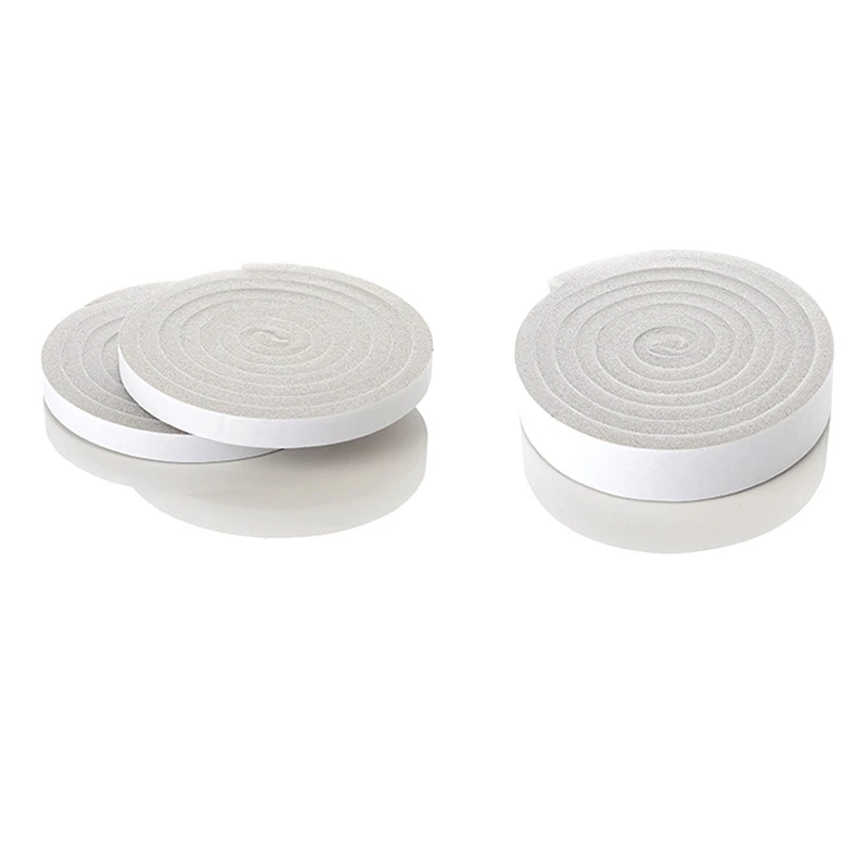 

3Pcs Self-Adhesive Window Sealing Strip Windproof Sealing Tape for Doors and Windows Gap Insulation Rubber Tape