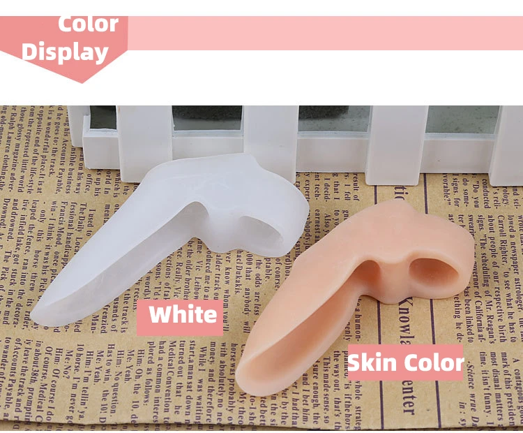 Dedo do pé Separador de Alta Cuidados com os Pés Ortopedia para Pedicure Peças Pares Polegar Conforto Macio Silicone Qualidade Almofadas Ferramenta 140 = 70 3 Separadores do dedo do pé