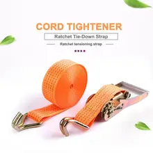 Автомобильный храповый ремень с алюминиевой ручкой, храповой втягиватель, переносная Тяжелая стяжка груза для транспортных средств