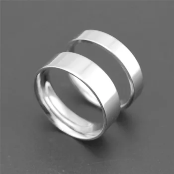 

Men's six-word mantra index finger ring new creative titanium steel open ring domineering trend ring