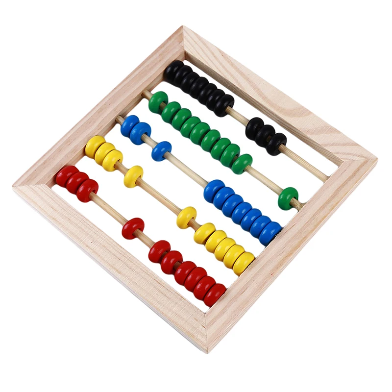 Многофункциональный Abacus обучающая подставка деревянная Монтессори игрушки счетные познавательные доски раннего образования математические игрушки для детей подарок