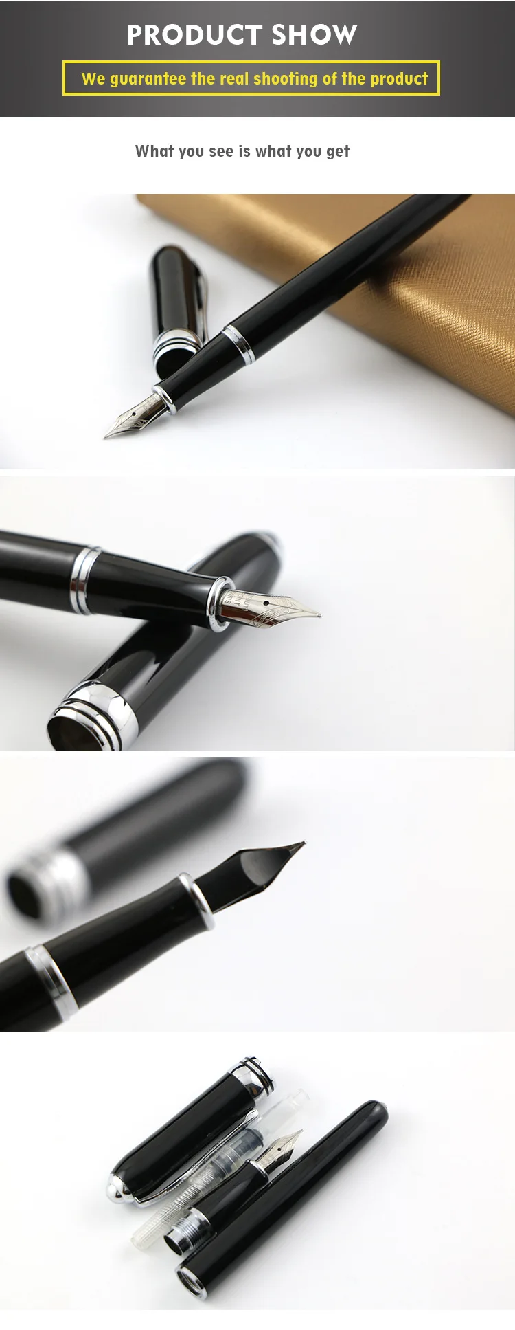 Настраиваемая высококлассная иридиевая перьевая ручка двойной цвет Nib в настоящее время доступны оптовые производители прямые продажи Тыква-Ша