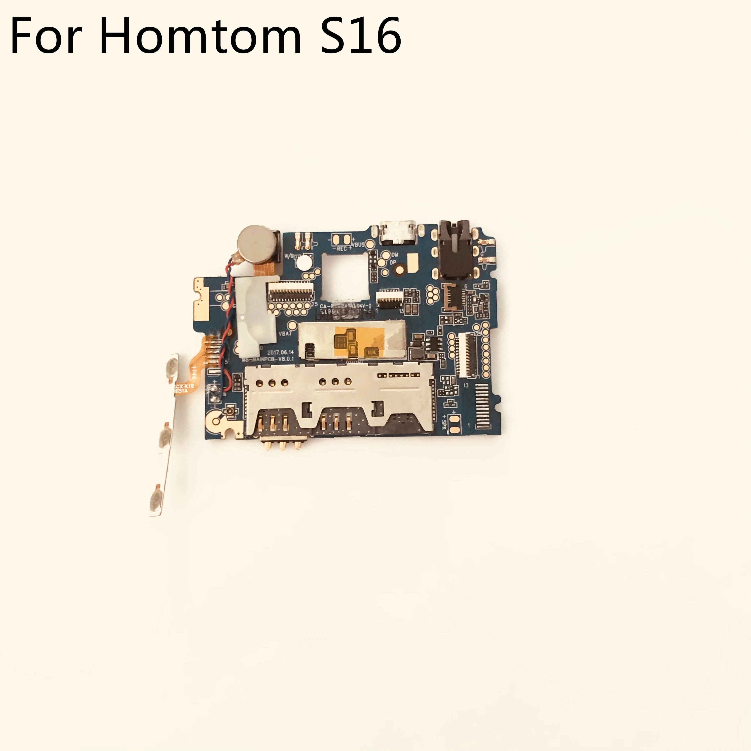 

Homtom S16 Used Mainboard 2G RAM+16G ROM Motherboard High Quality For HOMTOM S16 MTK6580 5.5" 1280 x 640 Smartphone