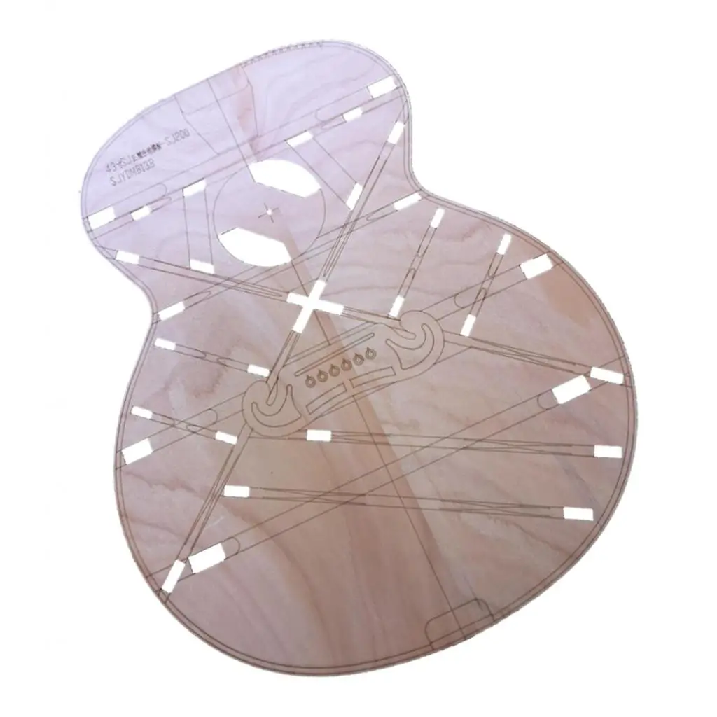 43 inch SJ200 Jumbo Acoustic Guitar Layout Template - Guitar Building