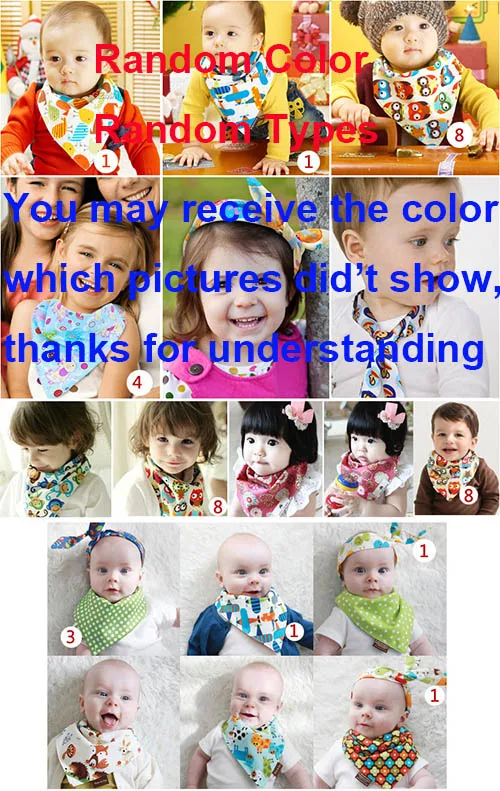 Hylidge модные детские нагрудники с кисточками, шарф, хлопковые пледные нагрудники, слюнявчик для маленьких мальчиков, полотенце для малышей, детский противообрастающий нагрудник для кормления - Цвет: 1PC Random Colors