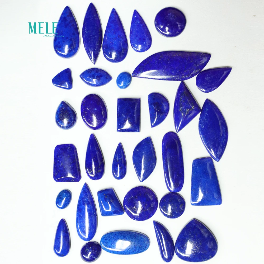 Gemstone lazurite Lapis Natural lapis lazuli DIY private high end dark blue pendant Ring Earring with stone gemstone
