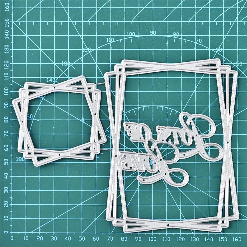 DiyArts 2 шт рамка штампованный по трафарету Металл резки штампы изготовление скрапбукинга тиснение штампованный по трафарету Крафтовая окраска Декор