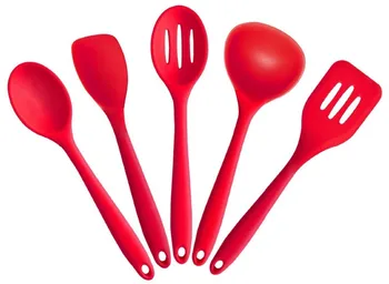 

Silica Gel Kitchen Ware No Stick Pan Suit Kitchen Ware Silica Gel Cooking Suit 5 Paper Set Kitchen Articles