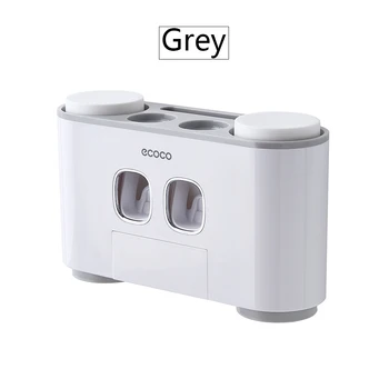

Dust-Proof Toothbrush Holder New Automatic Toothpaste Dispenser, Wall Stand Shelf Bathroom Kitchen Organizer