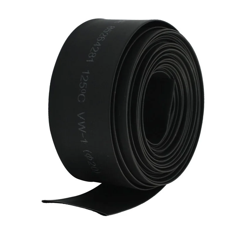 

Hot Sale 5m Polyolefin Heat Shrinkable Tube Sleeving 2:1 Shrink Ratio dia 20mm