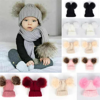 

2020 Newest Creative Toddler Cute Kids Girl&Boy Baby Infant Winter Warm Crochet Knit Hat Beanie Cap Adorable Baby Colorful Hats
