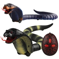 Funny Simulated Toy RC Snake Cobra Rattlesnake Figure Model Practical Joke Prop Kids Children Halloween Gifts Boys Toy 1