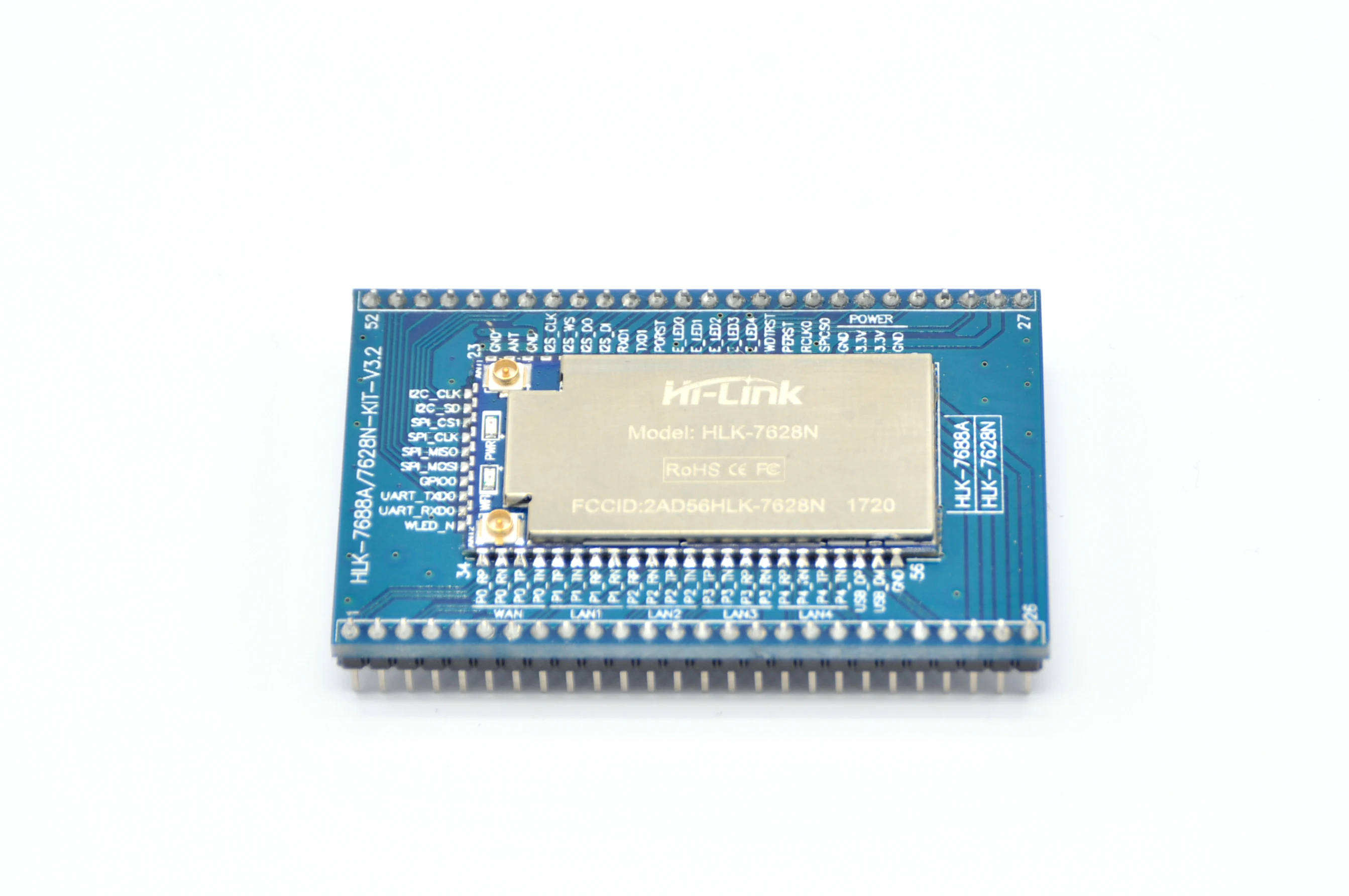 Hi-Link Smart home UART embedded wifi wireless MT7628 openwrt RAM 128m flash 32M HLK-7628N Support AP STA Ethernet Router Module 5