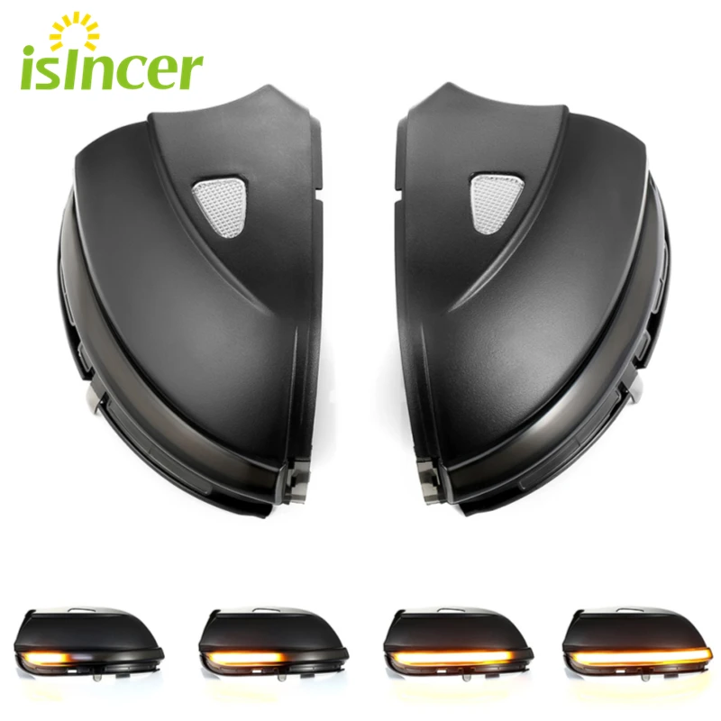 

2Pcs LED Dynamic Rearview Mirror Indicator for VW Passat CC B7 Beetle Scirocco Jetta MK6 LED Side Wing Dynamic Turn Signal Light