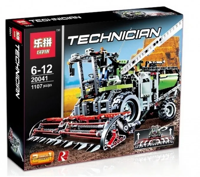 Конструктор lepinblocks 20041 Уборочный комбайн Technic совместим с Лего 8274 LN-20041