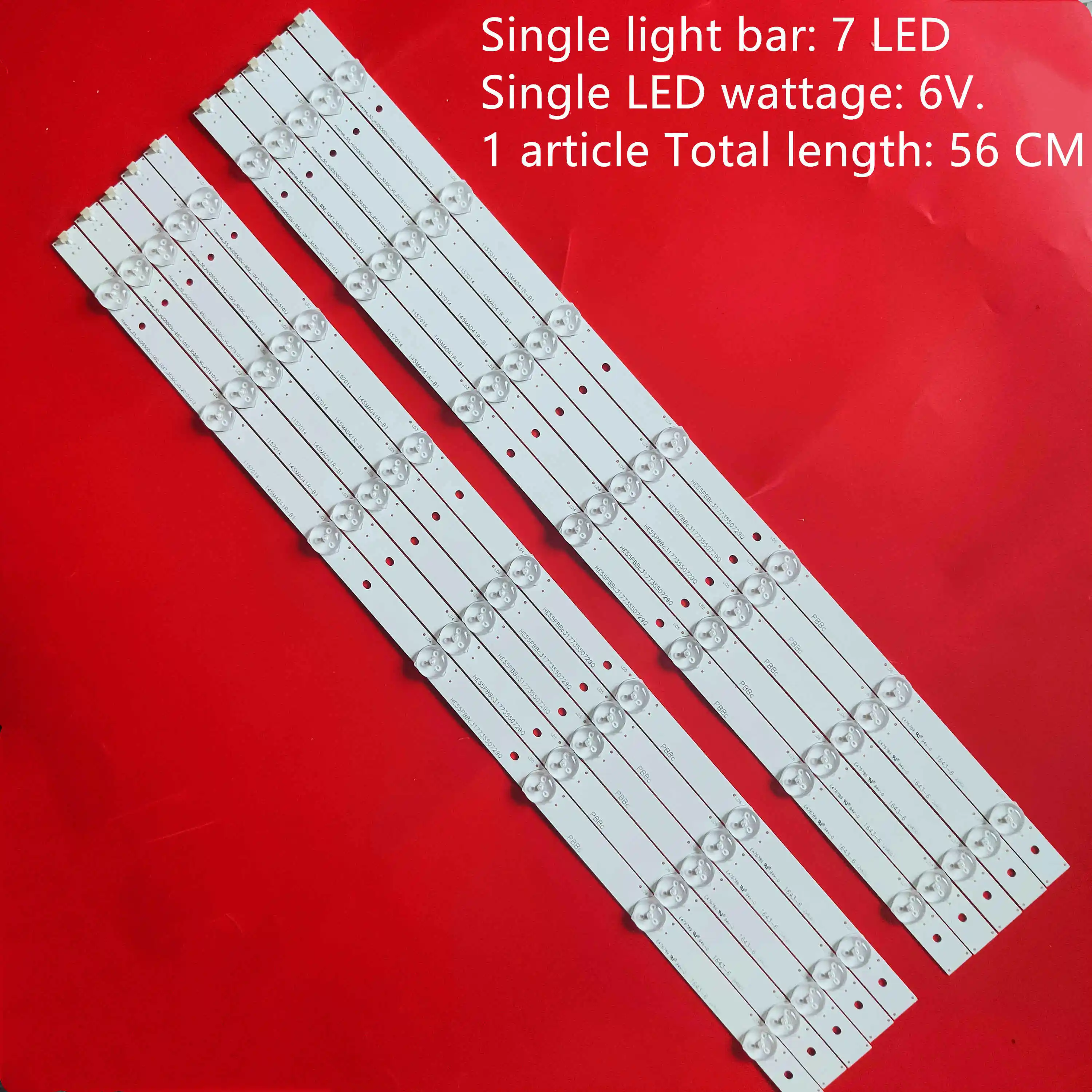 Original de retroiluminación LED Array 55 Hisense H55m3300 55H8C HD550DU-B52S1 Hisense 55 HD550DU B52 10X7 3030C V0