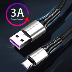 Câble USB Type C de charge pour Samsung et Xiaomi, cordon de charge rapide et synchronisation de données, USB C pour téléphone portable, Samsung S 20, S10 et Xiaomi Redmi K30, mi9 Pro 