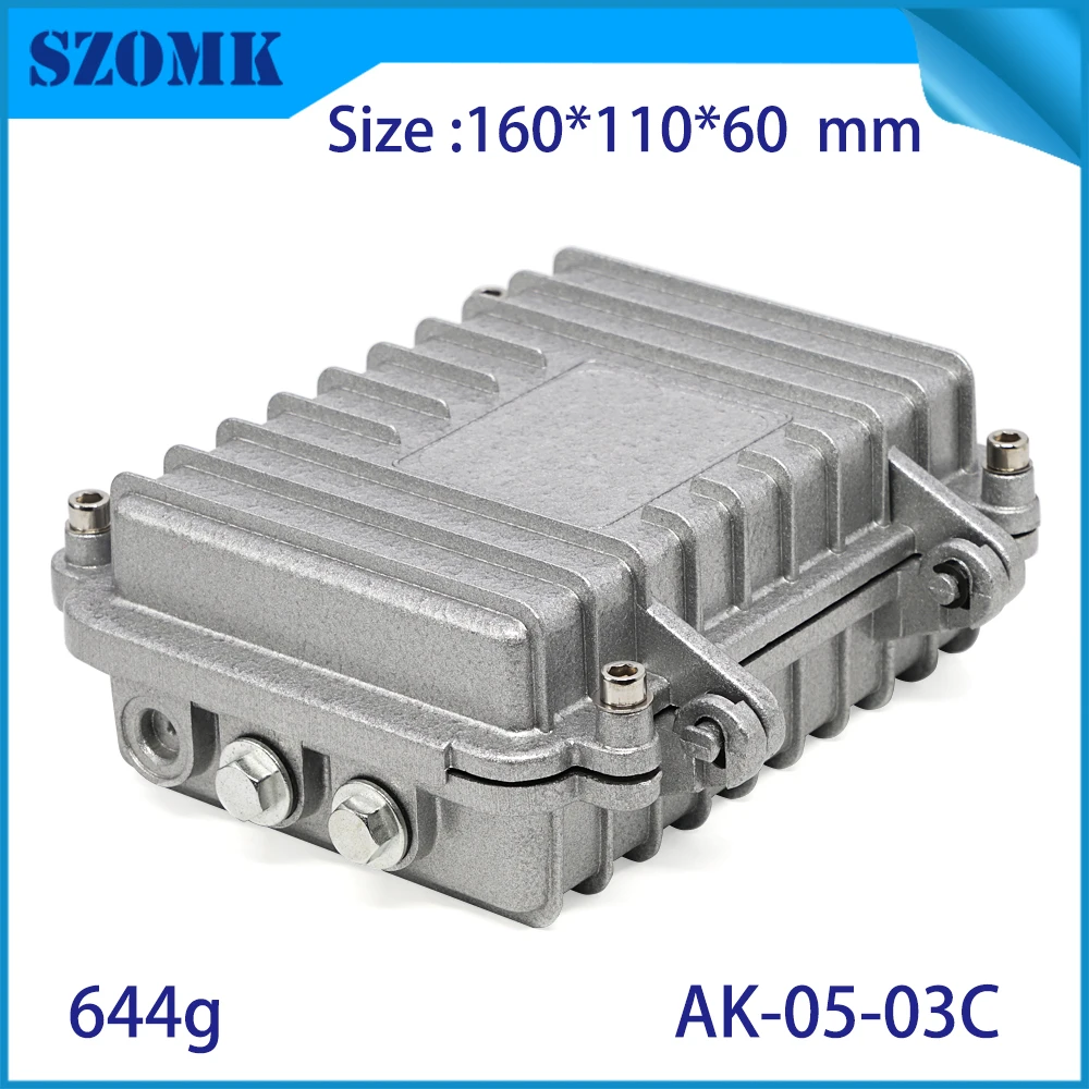 outdoor IP67 waterproof aluminum amplifier die cast enclosure for signal monitoring equipment (3)