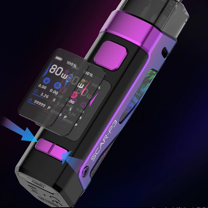 Электронная сигарета SMOK SCAR P5 Pod с одной батареей 18650 и емкостью 5 мл|Системы