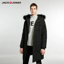 JackJones мужская длинная парка пальто Теплые Длинные куртки пальто мужская одежда 218409504