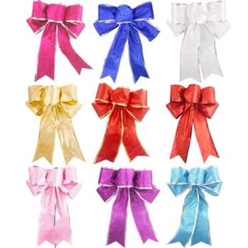 

1pc Christmas Decorations for Home Christmas Bows Pendant for Christmas Trees Decor Children New Year Gift Enfeites De Natal
