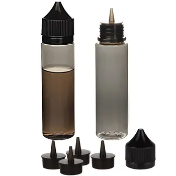 

50pcs 30ml/60ml/100ml/120ml Empty Black PET e juice Bottle Vape Dropper Bottles Childproof Cap liquid Cig Oil fill Containers