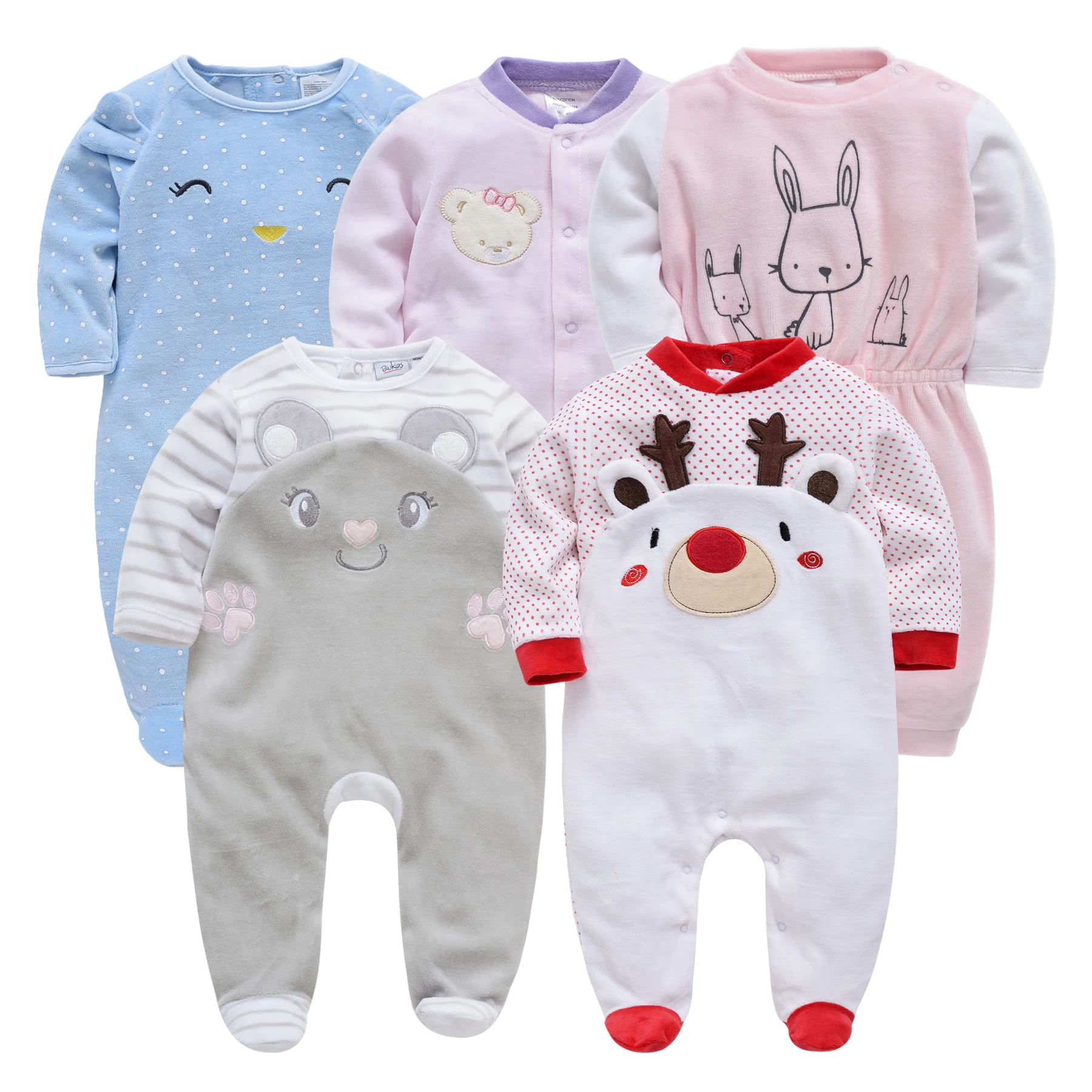 

Kavkas On Promotion Big Discount Romper Full Sleeve Newborn Tollder Winter Newborn Infant Baby Romper Bebes Ropa Recien Nacido