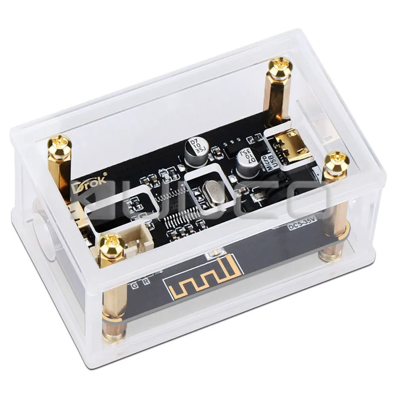 Placa do Receptor Bluetooth de Áudio sem Fio para o Sistema de Som do Carro em Casa Lote 5v35v Receber Módulo 4.2 em Casa Orador Diy 5 Pçs – dc