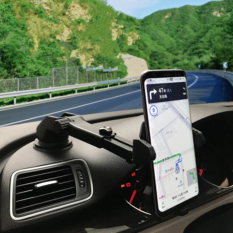 Универсальное зеркало для мобильного телефона кронштейн на присоске gps Автомобильный кронштейн регулируемый кронштейн для мобильного телефона гаджеты для автомобиля и аксессуары