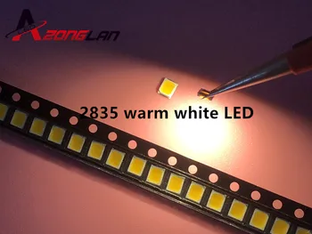 

100pcs 0.2W SMD 2835 LED Lamp Bead 20-25lm Warm White SMD LED Beads LED Chip DC3.0-3.6V for All Kinds of LED Light