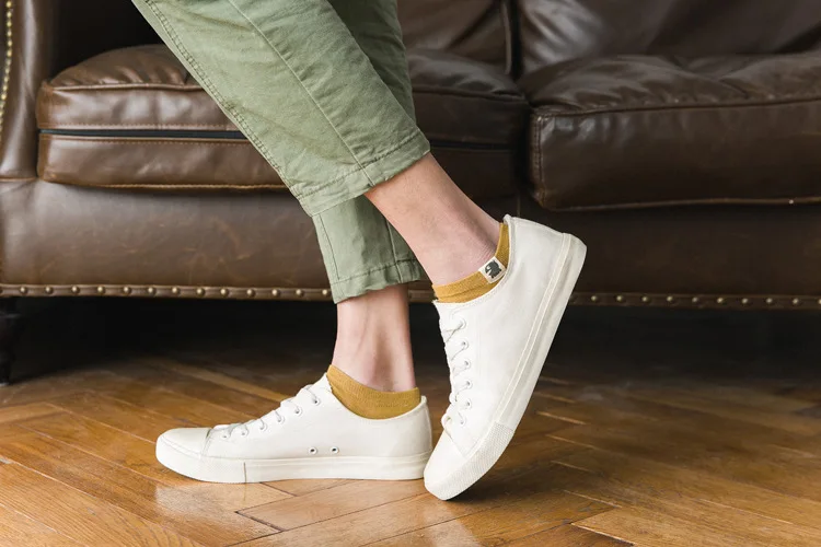 Men Ankle Socks 10 Pairs | Large Size Thin Low Cut Cotton Spandex Summer Breathable Casual Wear