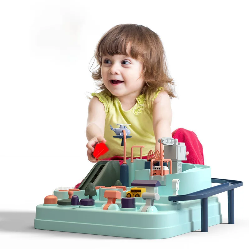Jouets De Développement Intellectuel pour Enfants Otherway Voiture Aventure Rampe De Course Piste De Voiture Jouet Circuit Voiture Enfant Piste Aventure De Voiture Jouet
