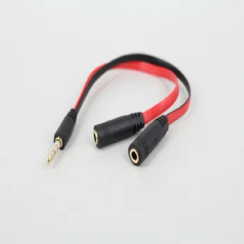 

3.5mm AUX 1 Male to 2 Female Spliter Wire 3.5 Jack Audio Splitter Cable Headphone Earphone Speaker Stereo AUX Adapter Cable Cord