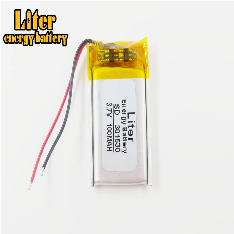301530 3 7 V 100mAH 351533 PLIB Полимерный литий ионный/литий ионный аккумулятор для dvr GPS mp3 mp4