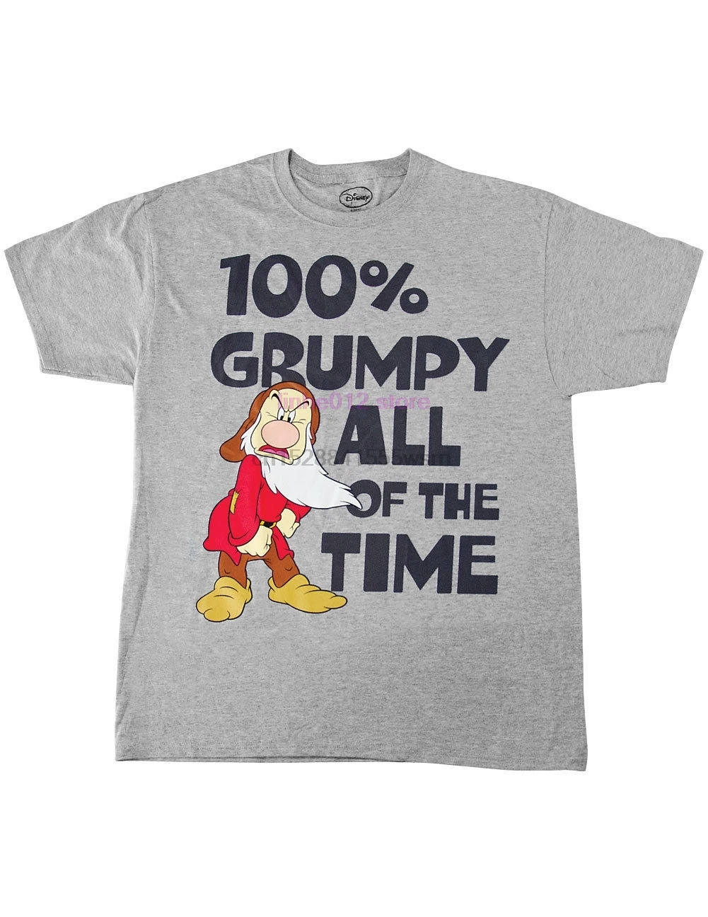 2019 Футболка мужская новая NWT Grumpy All The Time Белоснежка навеки-хмурящая футболка с