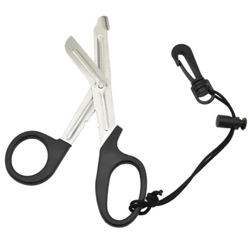 

Diving Scissors Outdoor Gauze Scissors Household Portable Stainless Steel Scissors for Medical, Veterinary, Fishery