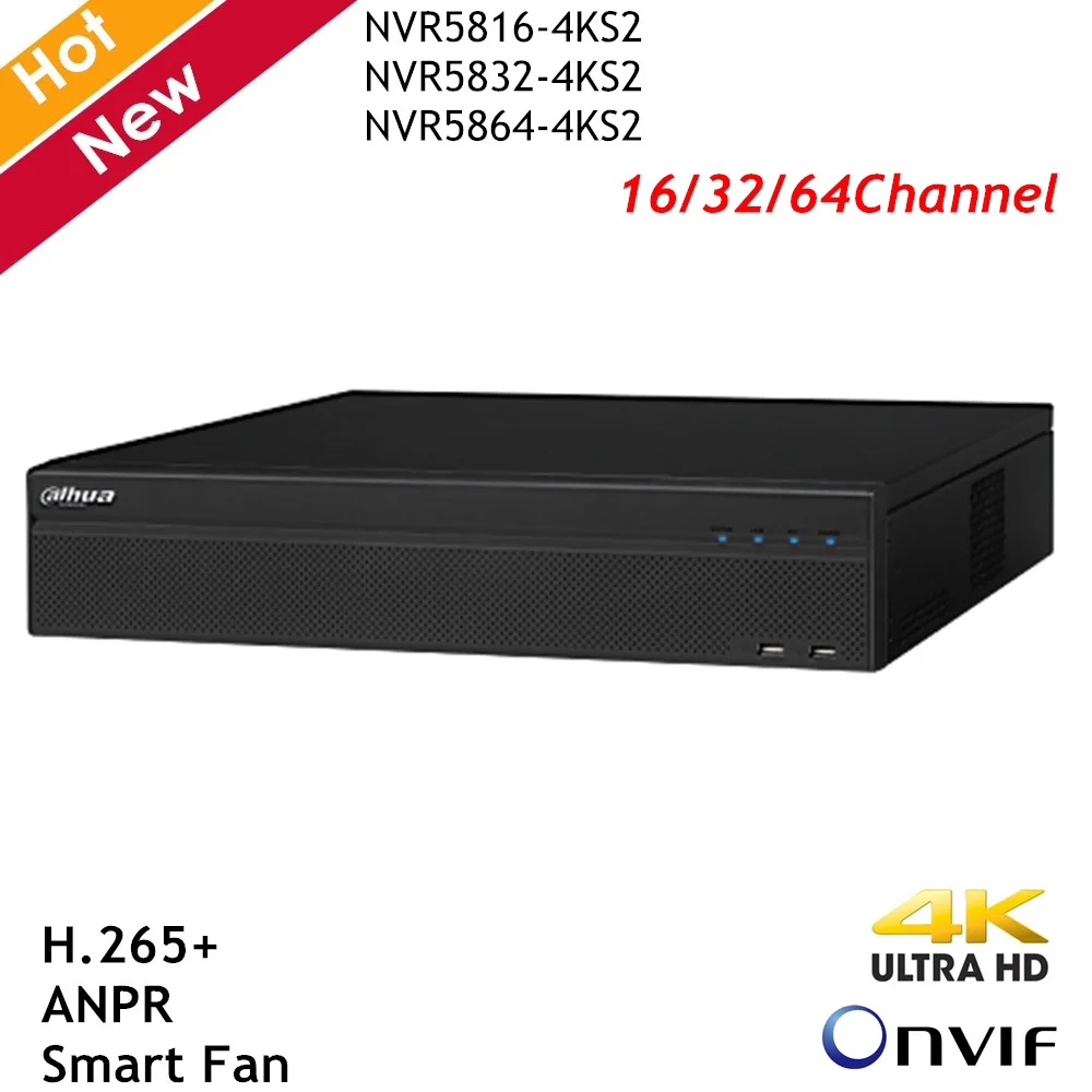 Dahua Smart H.265+ 4k 16ch 32ch 64ch Nvr Recorder Up To 12mp Resolution ...