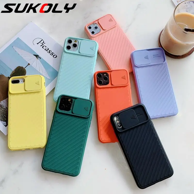 Чехол для телефона с защитой от скольжения iPhone 11 Pro Max SE Xr Xs 6s 8 7 Plus мягкий