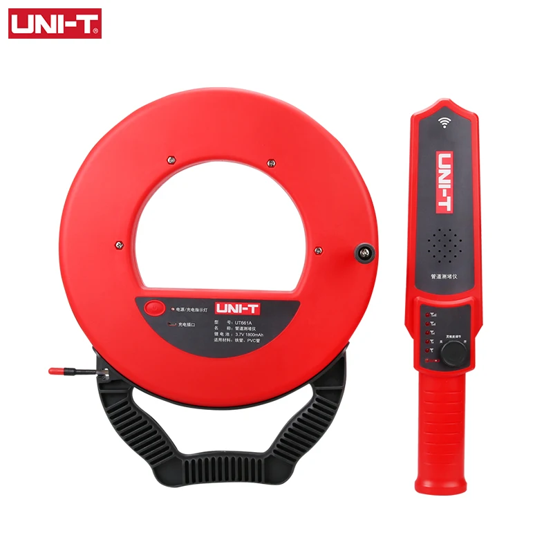 UNI T UT661A UT661B Blockage Detector PVC Iron Pipe Finder Wall Scanner